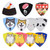 Daiking Triangle Guitar Picks, Cat, Dog and Food Designs, Made in Japan (Single Pick)