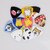 Daiking Triangle Guitar Picks, Cat, Dog and Food Designs, Made in Japan (Single Pick)