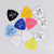 Daiking Triangle Guitar Picks, Cat, Dog and Food Designs, Made in Japan (Single Pick)
