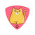 Daiking Triangle Guitar Picks, Cat, Dog and Food Designs, Made in Japan (Single Pick)