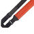 Levy's Leather Right Height Series Guitar Strap, Orange (MRHGS-ORG)