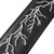 Levy's Night Life Series Guitar Strap, Lightning Bolt (MG317NL-003)