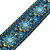 Levy's Vintage Hootenanny Series Guitar Strap, Blue (M8HTVPH-04)