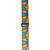 Levy's Stained Glass Series Guitar Strap, Blue & Orange (MP3SG-002)