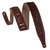 Levy's Embossed Suede Series Guitar Strap, Brown Kokopelli (MS17T03-BRN)