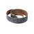 Levy's Distressed Leather Series Guitar Strap, Black & Grey (M317BLZ-BLK)