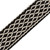 Levy's Cowboy Cotton Series Guitar Strap, Black & White (MSSC80-BLK/WHT)