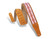 Levy's 2 1/2" Suede Leather Guitar Strap with Woven Jacquard Overlay - Honey (MSJ26-HNY)