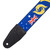 Levy's Nita Strauss Artist Signature Series Guitar Strap, Blue & Gold Baroque (MNSP2-002)