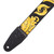 Levy's Nita Strauss Artist Signature Series Guitar Strap, Black & Gold Baroque (MNSP2-001)