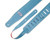 Levy's Reversible Vinyl Series Guitar Strap, Orange & Teal (M26VCP-ORG_TEL)
