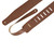 Levy's Streamline Leather Series Guitar Strap, Walnut (M26-WAL)