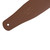 Levy's Streamline Leather Series Guitar Strap, Walnut (M26-WAL)