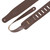 Levy's Streamline Leather Series Guitar Strap, Brown (M26-BRN)
