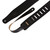 Levy's Streamline Leather Series Guitar Strap, Black (M26-BLK)