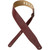 Levy's 2 1/2" Wide Burgundy Genuine Leather Guitar Strap (M26-BRG)