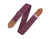 Levy's 2" Wide Waxed Canvas Guitar Strap, Burgundy (M7WC-BRG)