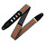 Levy's Original Hootenanny Series Guitar Strap, Red · With Pick Holder (M8HTVPH-26)