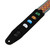 Levy's Original Hootenanny Series Guitar Strap, Red, With Pick Holder (M8HTVPH-26)