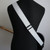 Richter Retro Jacquard Guitar Strap, White / Grey (1956)