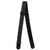 Richter Retro Jacquard Guitar Strap, Black / Anthracite (1955)