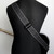 Richter Retro Jacquard Guitar Strap, Black / Anthracite (1955)