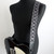 Richter Retro Jacquard Guitar Strap, Black / Grey (1865)