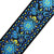 Richter Retro Jacquard Guitar Strap, Blue (1774)