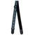 Richter Retro Jacquard Guitar Strap, Blue (1774)