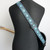 Richter Retro Jacquard Guitar Strap, Blue (1774)
