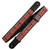 Richter Retro Jacquard Guitar Strap, Red (1773)