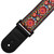 Richter Retro Jacquard Guitar Strap, Red (1773)