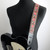 Richter Retro Jacquard Guitar Strap, Red (1773)