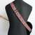 Richter Retro Jacquard Guitar Strap, Red (1773)
