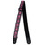 Richter Retro Jacquard Guitar Strap, Pink (1771)