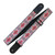 Richter Retro Jacquard Guitar Strap, White / Red (1769)