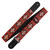 Richter Retro Jacquard Guitar Strap, Red / Black (1768)