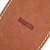Richter Raw III Contour Wide Leather Guitar Strap, Waxy Suede Brown (1556)