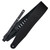 Richter Raw III Contour Wide Leather Guitar Strap, Vintage Black (1502)