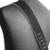 Richter Raw II Suede Leather Guitar Strap, Black / Beige (1347)