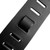 Richter Raw II Punch Leather Guitar Strap, Black Perforation I (1655)