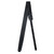 Richter Raw II Nappa Leather Guitar Strap, Black (1390)