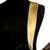 Richter Raw II Metallic Leather Guitar Strap, Gold (1376)