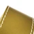 Richter Raw II Metallic Leather Guitar Strap, Gold (1376)