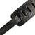 Richter Raw II Contour Leather Guitar Strap, Worn Black (1952)
