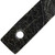 Richter Raw II Contour Leather Guitar Strap, Worn Black (1952)