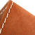Richter Raw II Contour Leather Guitar Strap, Waxy Suede Brown (1553)