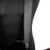 Richter Raw II Contour Leather Guitar Strap, Vintage Black (1517)