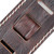 Richter Raw II Contour Leather Guitar Strap, Wrinkle Brown (1515)