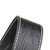 Richter Raw II Contour Leather Guitar Strap, Wrinkle Black (1513)